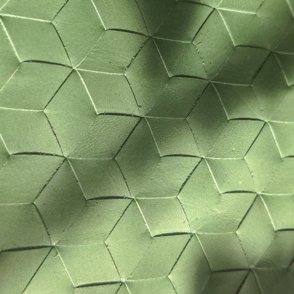 Madewell Green Leather Crossbody Purse - Picture 3 of 6